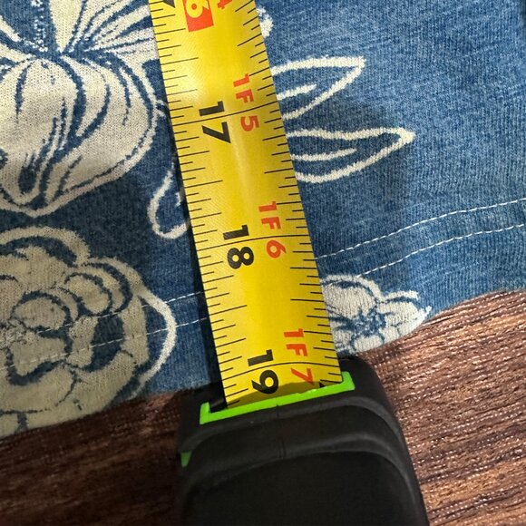 Free People Wish You Were Here Raglan Floral Tee in Blue Teal Women's XS - Picture 11 of 11